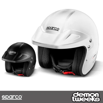 Sparco J-Pro Helmet - ECE 22.06 Approved, Open Face, Lightweight - Image 1 of 4
