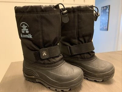 Muy Bonitas Botas de Nieve Kamik Invierno Impermeables Cálidas Niños Unisex Jóvenes 12 Niño Niña Foto 1 de 4
