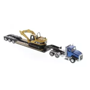 HO Scale Construction 84415 CAT CT660 Day Cab with Lowboy & CAT 315 L Excavator - Picture 1 of 5