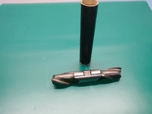 WELDON DOUBLE END RH 1” TWO FLUTE END MILL BB32-7 HS NEW IN TUBE MADE IN USA - Picture 1 of 3