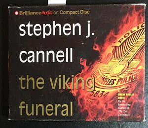 The Viking Funeral by Stephen J Cannell Audiobook 4 CD's - Foto 1 di 2
