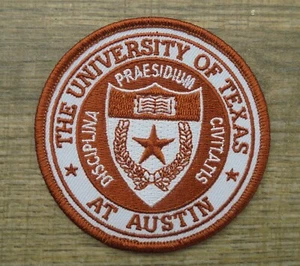 Parche bordado de hierro con escudo de la Universidad de Texas - Imagen 1 de 1