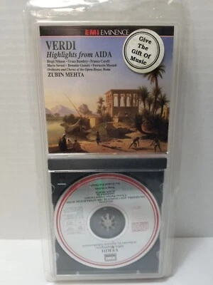 Verdi AIDA Highlights CD Orchestra Zubin Mehta Italian EMI 1991 Rare New - Image 1 of 4