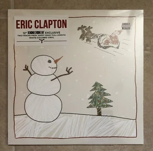 Eric Clapton For Love On Xmas Day EP White Vinyl EP Record Store Day RSD 2019 - Picture 1 of 6