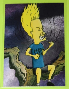 Rompecabezas de láminas prismáticas Beavis y cabeza trasera Animación MTV #4 1995 Fleer Ultra - Imagen 1 de 2