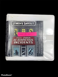 Lemony Snicket File under: 13 Suspicious Incidents Audio Book CD’s - Picture 1 of 1