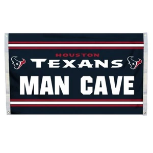Houston Texans Man Cave Deluxe 3x5 Indoor/Outdoor Flag - Picture 1 of 1
