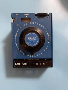 Nastro a rilievo vintage Brady Quick Label modello QLM-375 funzionante - Foto 1 di 6
