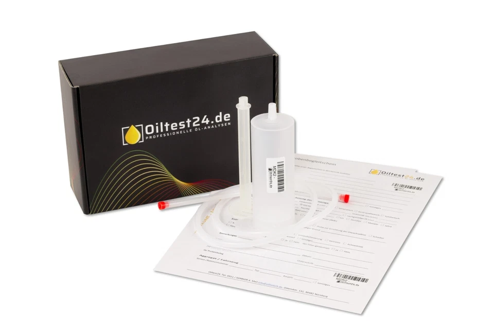 Ölanalyse Set- Ölprobenentnahme-Set, inkl. Öl Analyse für Diesel und Ottomotoren - Bild 1 von 4