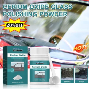 .120g Cerium Oxide Powder Faster Polishing Glass Scratch Remover Tools USS - Picture 1 of 16