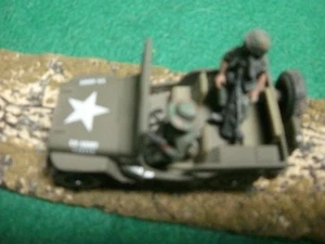 Jeep Corgi, 1:50 Vietnam, Segunda Guerra Mundial Willys, 1/4 tonelada Ejército de Estados Unidos con 2 tripulación de Estados Unidos Vietnam - Imagen 1 de 2