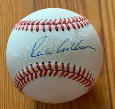 RICHIE ASHBURN 3 ¡BÉISBOL SOLO AUTOGRAFIADO FIRMADO!  Filis!  HOF! Foto 1 de 4