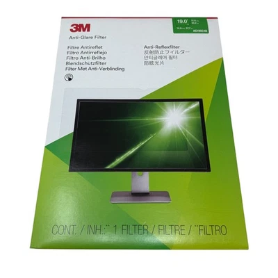 3M AG190C4B Anti-Glare Filter for 19.0" Standard Monitor - Clear, 5:4 Open Box - Image 1 of 3