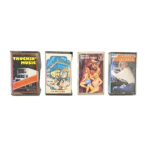 Trucking Music, Tasteless Trucker Tunes X Rated Cassette, Interesting Artwork - Picture 1 of 14