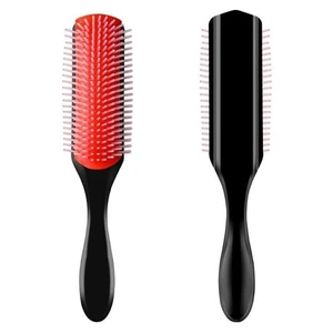 9-reihige Entwirrungs-Haarbürste Friseur-Denman-Haarbürste für Frauen und Männer - Bild 1 von 13