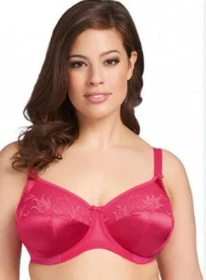 Sutiã Elomi EL8030 Caitlyn suporte lateral copo inteiro EUA 34G framboesa - Imagem 1 de 3
