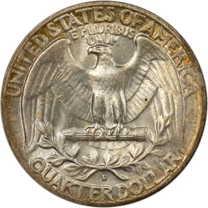 1954-D Washington Quarter - Lightly Toned Reverse - GEM BU! - Picture 1 of 7
