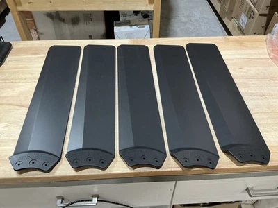 Fan Blades ONLY for Home Decorators Collection Merwry 48” Ceiling Fan-Black - Image 1 of 4