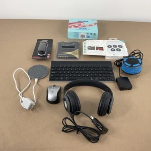 Logitech iPad Keyboard M305 Ventev iJoy PNY Basspal TrackR Presenter LED Lot 9 - Picture 1 of 18