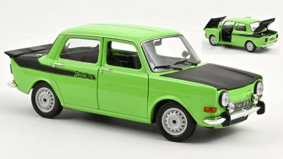 MODELLINO AUTO EPOCA STATICO NOREV SIMCA 1000 RALLYE 2 1976 VERDE SCALA 1:18 - Immagine 1 di 4