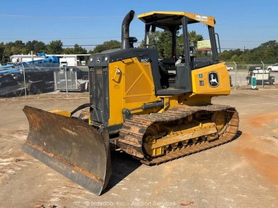 Tractor excavadora sobre orugas John Deere 450K 2020 115" hoja PAT de 6 vías 80 HP bidadoo Foto 1 de 4