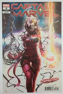 Captain Marvel #8 Carnage-Ized Variant InHyuk Lee Cover 1st Star (2019) NM Range - Picture 1 of 10