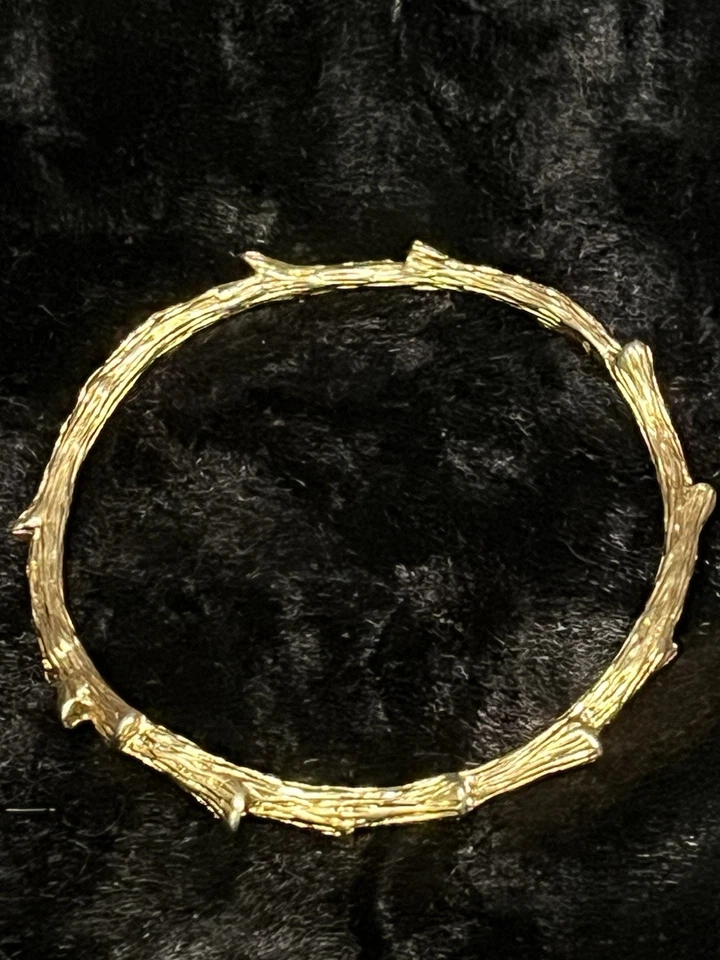 BRAZALETE BRAZALETE RAMITA LIA SOPHIA TONO DORADO 8” Joyería de Moda Única Foto 1 de 4