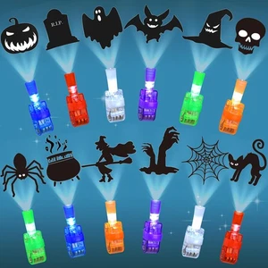 36 Stück Halloween LED Finger Lichter, Party Gastgeschenke für Kinder Licht... - Bild 1 von 7