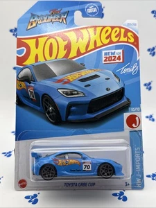 TOYOTA GR86 CUP HOT WHEELS JAPAN IMPORTS 10/10 BLUE 2024-203 NEW MODEL - Picture 1 of 9