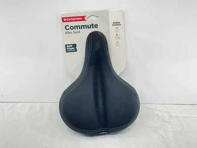 Сиденье велосипедное для поездок на работу Schwinn мягкая поролоновая обивка средней ширины - Изображение 1 из 3