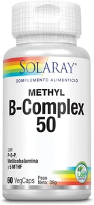 SOLARAY®. Methyl B Complex 60Vegcaps. Sin Gluten. Apto Parta Veganos. - Imagen 1 de 1