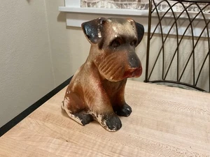 Vintage Chalkware Welpe Hund - Bild 1 von 5