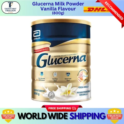 Glucerna Leche en Polvo para Manejo Diabético Vainilla 800g | Envío Gratis DHL Foto 1 de 4