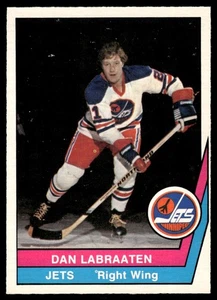 1977-78 O-Pee-Chee WHA VTG Rookie Dan Labraaten Rookie Winnipeg Jets #57 - Bild 1 von 2