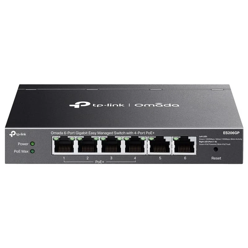 Omada 6-Port Gigabit Easy Managed Switch with 4-Port PoE+ - Image 1 of 1