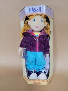 Muñeca de peluche descontinuada de juguete Manhattan 2000 RARA OLIVIA 17" de colección - Imagen 1 de 8