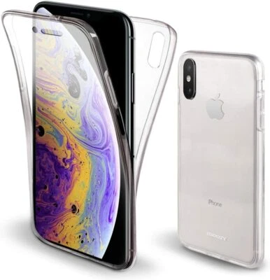 CUSTODIA Fullbody COVER TPU Fronte Retro 360° per APPLE IPHONE XS MAX - Immagine 1 di 4