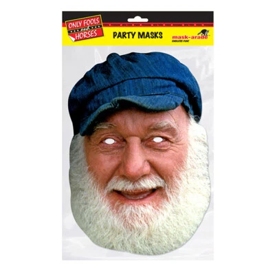 Uncle Albert Party Mask - Only Fools Horses Face Card A4 Fancy Dress Mask-Arade - Image 1 of 2