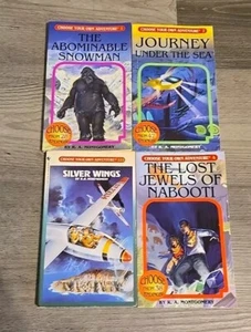 Choose Your Own Adventure Book Series Lot 1 2 4 & #123 Silver Wings Montgomery - Picture 1 of 7