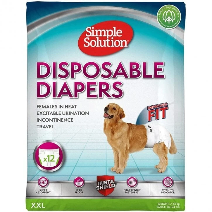Simple Solution Disposable Diapers 12pk X - Large