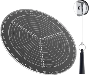 300 mm 12 Zoll runder Center Finder Kompass zum Zeichnen von Kreisen - Bild 1 von 12