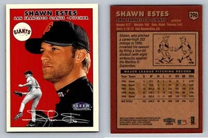 Shawn Estes Pitcher San Francisco Giants Fleer Tradition 2000 Card 296 - Picture 1 of 12