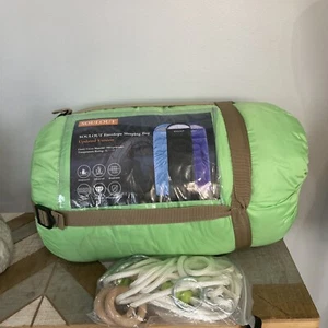 Envelope Sleeping Bag Cold Weather Lightweight Portable Camping Outdoor - Picture 1 of 5