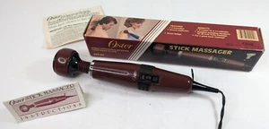Vtg Oster STICK MASSAGER Vibrating Massage Wand 295-07A 1985 in Box Works Great - Picture 1 of 8