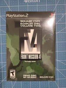 PlayStation 2 Square Enix Sampler Disc Volume 2 2004 Front Mission 4 Demo PS2 - Picture 1 of 1