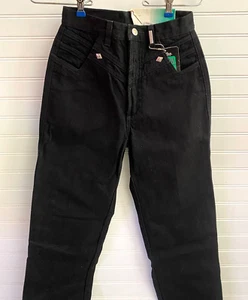 Rocky Mountain Rockies Vintage Western High Waist Black Jeans Size 1 NWT - Picture 1 of 7