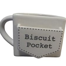 Urban Outfitters White Biscuit Pocket Coffee Mug Teacup Preowned