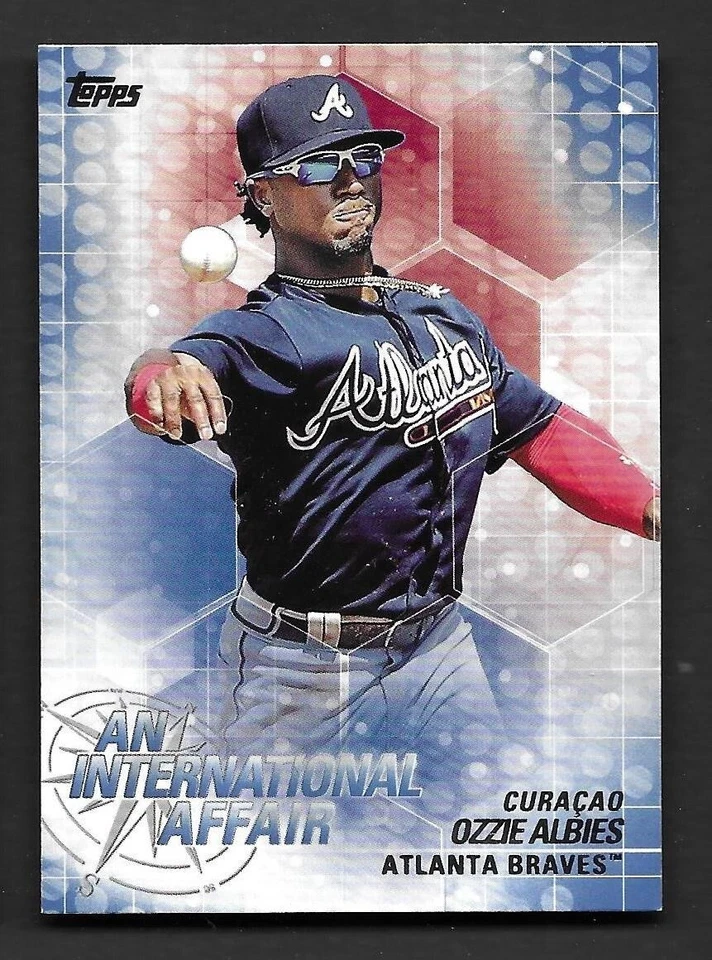 2018 Topps Update An International Affair Blue #IA12 Ozzie Albies Atlanta Braves - Image 1 of 1