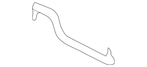 Genuine GM 2003-2004 Cadillac CTS Luxury Sport 3.2L V6 - Gas Lower Hose 25740123 — 第 1/2 张图片