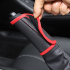 Leather Red Line Car Hand Brake Handle Protector Cover For Mazda Mx 5 2016 2023